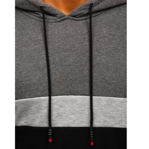 Monki Sweat-shirt à capuche surdimensionné en polyester bleu pour hommes et femmes, vêtements d'hiver teints unis avec broderie personnalisée de haute qualité - Product Image 3