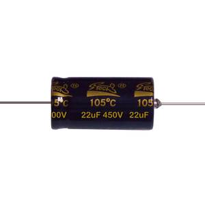 Condensador electrolítico de aluminio 105C Axial, alta tensión, CBB25, 450V ~ 500V - Product Image 2