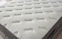 Matelas hybride en mousse Antares à ressorts ensachés, antibactérien, rafraîchissant, design contemporain, avec ottoman de rangement pour chambre à coucher, housse amovible