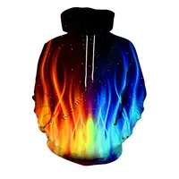 Men's Trendy Sublimation Hoodies, Customized Casual Sweater