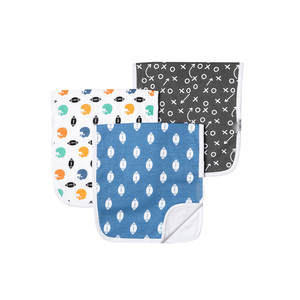 Ustom-paño de muselina con estampado rotativo para eructar, conjunto de dos estampados diferentes para bebé, gasa para eructar - Product Image 1