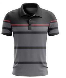 2022 hommes personnalisable à manches courtes Golf pour Polo dernières couleurs fantaisie en gros Sublimation Polyester Spandex tricoté - Product Image 5