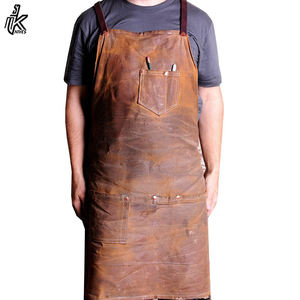 Delantal de trabajo de lona y algodón para Barbero, a la moda, para restaurante, con correa ajustable - Product Image 5