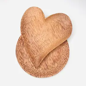 Natürliche Kokosnuss holz schalen Holz Kokosnuss platten Günstiger Preis