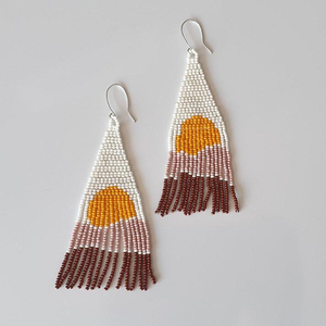 Pendientes de Cuentas, Pendientes Colgantes Boho Hechos a Mano con Magia - Product Image 1