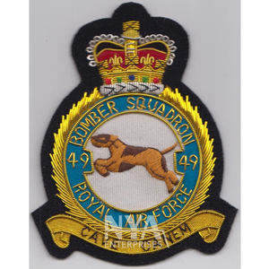 Venta al por mayor por encargo táctico Blazer insignias tela bordada a mano escudo imán accesorio cosido estilo uniformes lentejuelas - Product Image 4