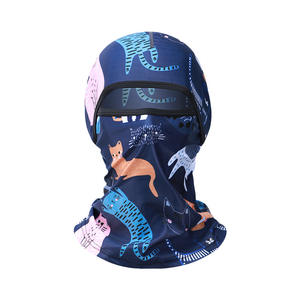 Garder au chaud personnalisable sublimé hiver cagoule chapeau 100% Polyester mode confortable Durable unisexe pour le cyclisme et le ski - Product Image 6
