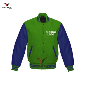 Chaqueta de béisbol Letterman clásica Premium para invierno Tallas grandes Característica transpirable - Product Image 1