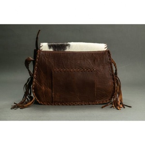 LW Handcrafted Women's Stylish Leather Cross Body Bag with Tassel Fashionable <b>Sling</b> <b>Shoulder</b> Bag for Summer Girls - Product Image 3