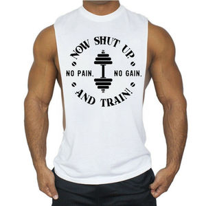 เสื้อกล้ามแขนกุดเปิดข้างทรงหลวมเสื้อกั๊กผู้ชายแฟชั่นฮิปฮอปเสื้อผ้าออกกำลังกายขยายออกไปยิมฟิตเนสเพาะกาย - Product Image 2