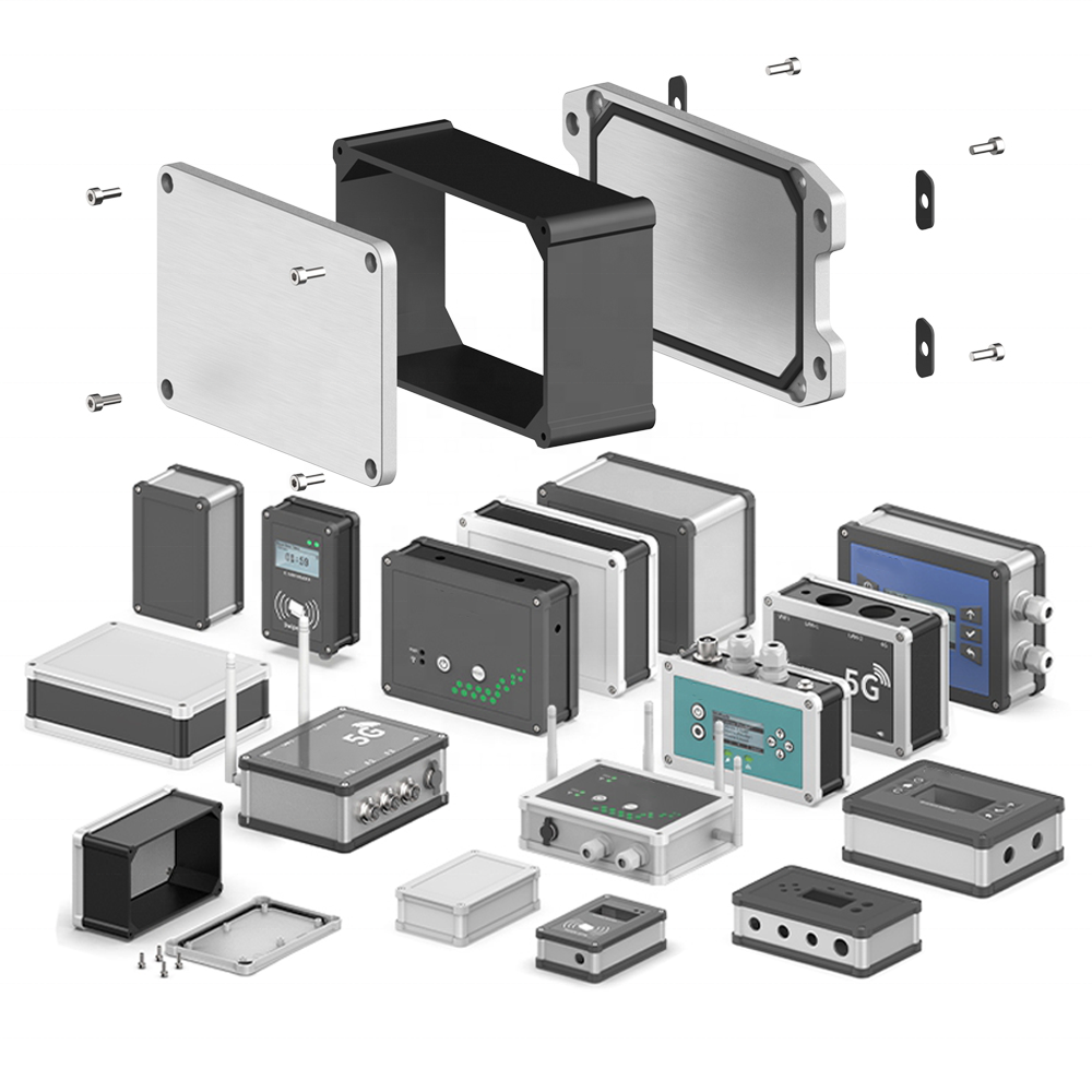 Пользовательский ip68 алюминиевый выход уличный усилитель мощности панель управления электрическое соединение небольшая Водонепроницаемая распределенная коробка корпус