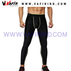 Pantalones de compresión con diseño de retazos Medias cómodas para ciclismo con excelente resistencia al desgaste - Product Image 3