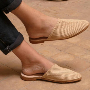Handmade Bliss Affia Mules Shoes,summer Shoes,woman <b>Flats</b> - Product Image 1