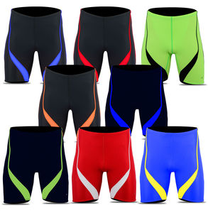 Fitness Compression Shorts <b>Mens</b> Compression Swimming Jumping and Training <b>Base</b> <b>Layer</b> Shorts with Custom Contrast Panel Design - Product Image 1