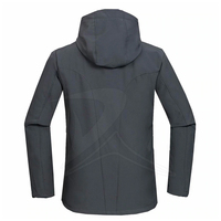 Erkekler İçin Özel Tasarım Slim Fit Softshell Polar Ceket Su Geçirmez Nefes Alabilen Yıkanmış Fermuarlı Spor Kışlık Giyim Günlük Kapüşonlu Büyük Beden