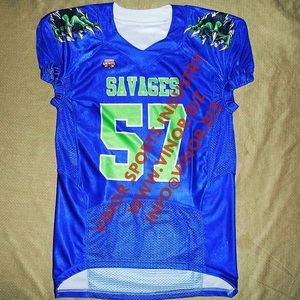 Uniformes de football américain personnalisés Maillots de football américain par sublimation Maillot de football universitaire américain personnalisé - Product Image 2