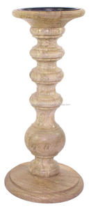 Bougeoirs personnalisés en bois faits à la main - Product Image 2