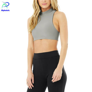 Conjunto de Yoga Reversible para mujer, hecho a medida, patrón sólido, transpirable, ligero, de secado rápido, sujetador corto, pantalones cortos, cintura elástica, el mejor - Product Image 2