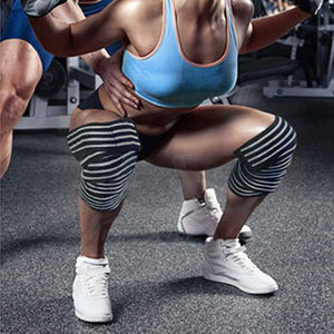 Best Customized Weightlifting <b>Knee</b> Wraps Durable Material Weightlifting <b>Knee</b> Wraps <b>Compression</b> Weightlifting <b>Knee</b> Wraps - Product Image 5