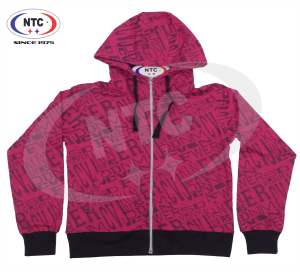 Rose À Capuche Femmes Casual Rose Hoodies - Product Image 3