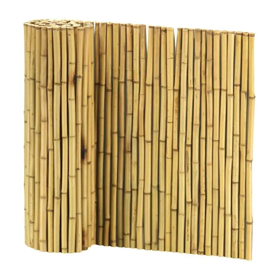 Recinzione in legno di bambù naturale durevole per aspetto caldo e sicuro prezzo all'ingrosso basso MOQ Bamboo