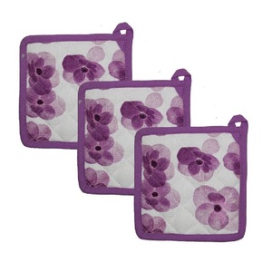 100% Organic Cotton GOTS Certified Twill <b>Pot</b> <b>holder</b> and Oven mitt Set - Product Image 4