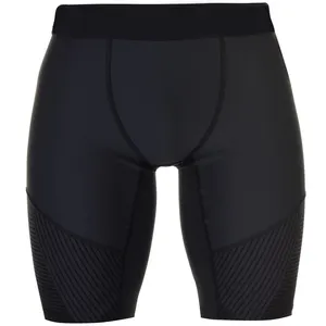 GAF Solid Black Plain Blank With Custom Logo Printed New Men's Causal Lightweight Breathable Compression Shorts For Men