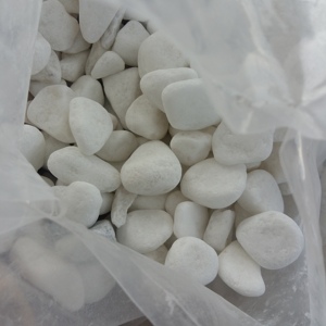 White pebbles landscape <b>stone</b> decoration <b>stone</b> - Product Image 1