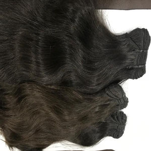 Temple de Cheveux Humains Indiens Vierge Remy Cuticules Non Transformées Alignées Extensions de Cheveux Humains 12A Grade Top Qualité - Product Image 1