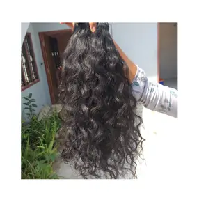 Extensões de cabelo natural não processadas, perfeitamente feitas de cabelo virgem orginal