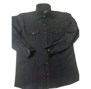 Light Weight Durable Men's Dress Shirts Comfortable Polycotton or <b>Denim</b> <b>Material</b> Short Sleeve Solid Pattern Custom Made - Product Image 5