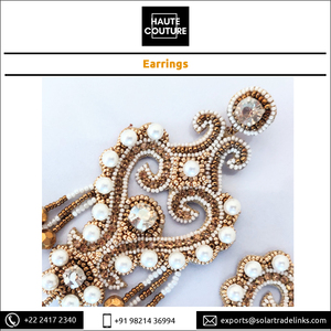 Vente exceptionnelle de bijoux pour femmes brodés à la main de conception traditionnelle Boucles d'oreilles de style ethnique faites à la main à un prix raisonnable - Product Image 5