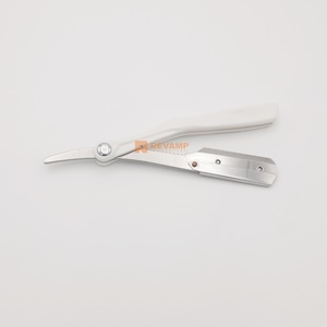 Tùy chỉnh nhựa xử lý Hướng dẫn sử dụng dao cạo cho nam giới cạo dao cạo với lưỡi dao có thể thay đổi - Product Image 1