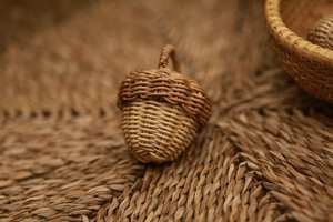 Bolsa de setas de mimbre tejida a mano, adornos de Navidad para decoración de Navidad - Product Image 3