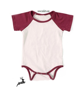 online shopping cheap wholesale factory direct price india undyed white romper oem design newborn romper organic bamboo cotton - Product Image 1