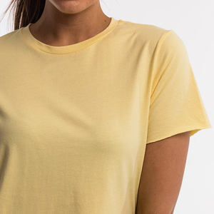 เสื้อยืดแขนสั้นสำหรับผู้หญิง,เสื้อยืดระบายอากาศได้ดีพิมพ์ลายได้ตามต้องการ - Product Image 3