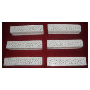 Natural White Marble Carved Incense Box, Handmade Incense Boxes - Product Image 1