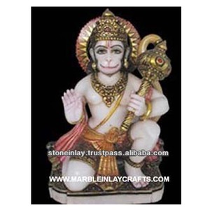 Beautiful Hanuman Statue with Painting - Product Image 1