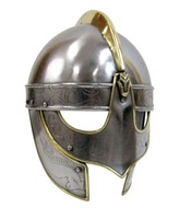 Casque d'armure anti-quadricoptère, complet avec pince rouge