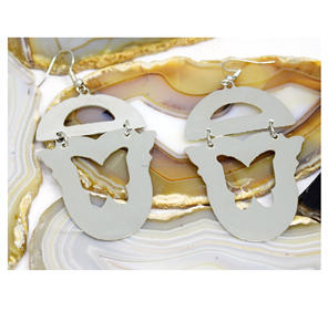 Pendientes de fiesta en la playa de invierno chino 2026, joyería de oro, pendientes redondos de Navidad, pendientes redondos rojos con cuentas nativas, joyería - Product Image 2