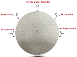 Tela de lona de algodón 100% orgánico, nuevo producto de alta calidad, a bajo precio - Product Image 2