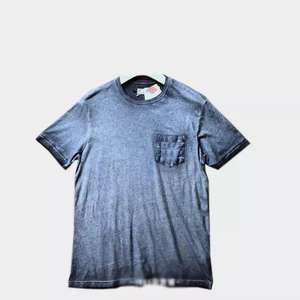 T-shirt personnalisé exclusif à manches courtes et délavé à l'acide pour hommes du Bangladesh très bon marché prix de gros à la mode - Product Image 4