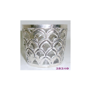 Precio al por mayor para la decoración de la boda de plata de cristal y latón votiva para el hogar - Product Image 1