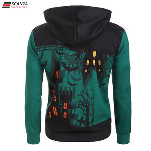 Sudaderas con capucha Unisex 100% de algodón para hombre, ropa de invierno informal de silicona orgánica de alta calidad, ropa de calle con estampado de sublimación 3D - Product Image 3