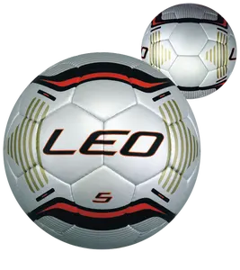 Recenti palloni da calcio pro di alta qualità LEO cuciti a mano 100 PU 4 strati vescica in lattice puro con valvola a prova di perdite
