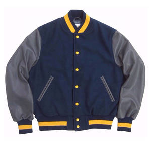 Chaqueta universitaria de algodón de alta calidad para hombre, ropa de calle personalizada con lona para la temporada de invierno, chaquetas de béisbol, inspiración - Product Image 1