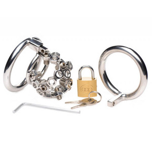 Manufacturer and Wholesales Suppliers Bolted <b>Chastity</b> Cage With <b>Spikes</b> Stainless Steel Metal Male Bondage <b>Chastity</b> Cage - Product Image 1