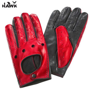 Guantes de conducción de piel de oveja pura impresos con logotipo personalizado Opciones de color de moda para deportes de invierno para uso diario en fiestas al aire libre - Product Image 4
