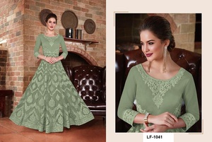 Robe lourde en filet avec broderie et diamants, vêtement pour occasions spéciales, nouvelle collection 2021 - Product Image 2