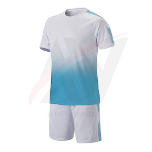 Uniformes deportivos de fútbol para adultos, sublimación e impresión de alta calidad, 100% algodón y poliéster, logotipo personalizado, último estilo - Product Image 1